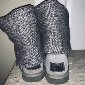 Grey Knit UGG